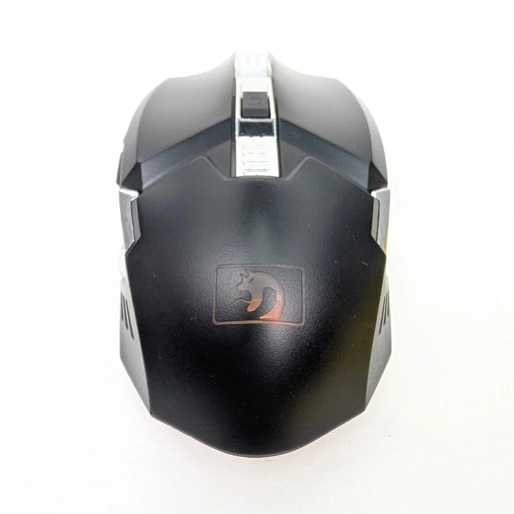 Mamba Snake Wireless Gaming Mouse RGB LED Rechargeable Black/Chrome USB Receiver